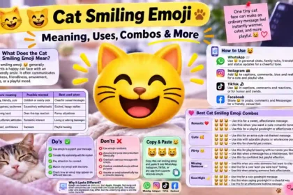 Cat smiling emoji