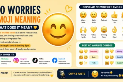 No worries emoji