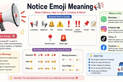 Notice emoji