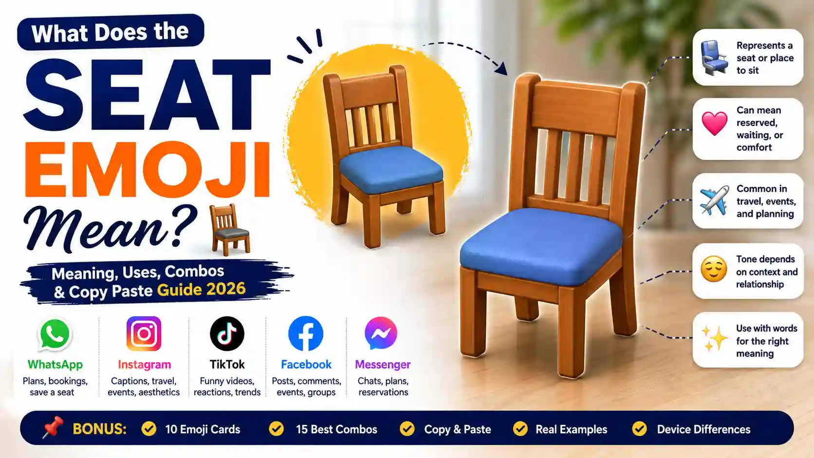 Seat emoji