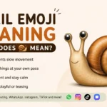 Snail emoji meaning