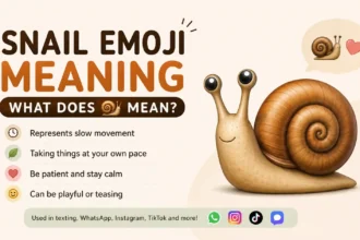 Snail emoji meaning