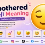 Unbothered emoji