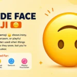 Upside face emoji