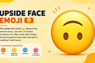 Upside face emoji