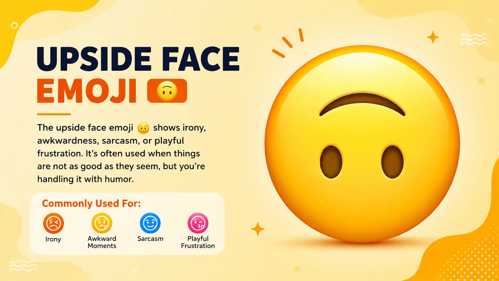 Upside face emoji