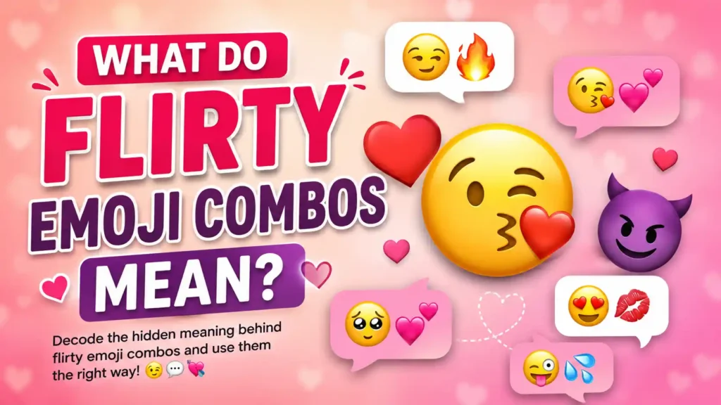 What Do Flirty Emoji Combos Mean?