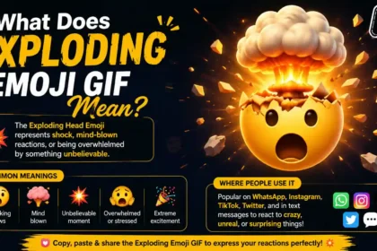 What Does Exploding Emoji GIF Mean?
