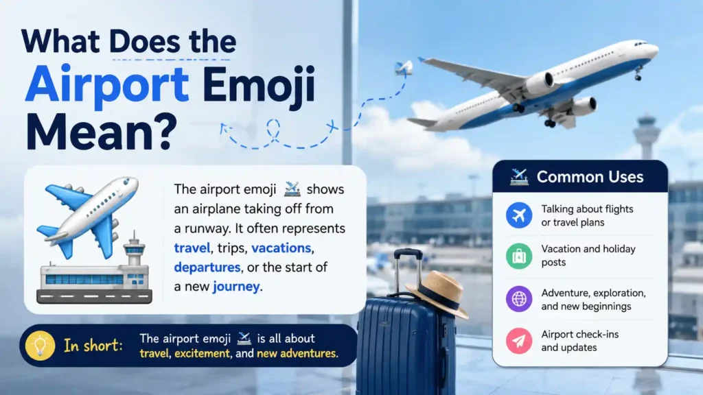 What Does the Airport Emoji Mean? π«