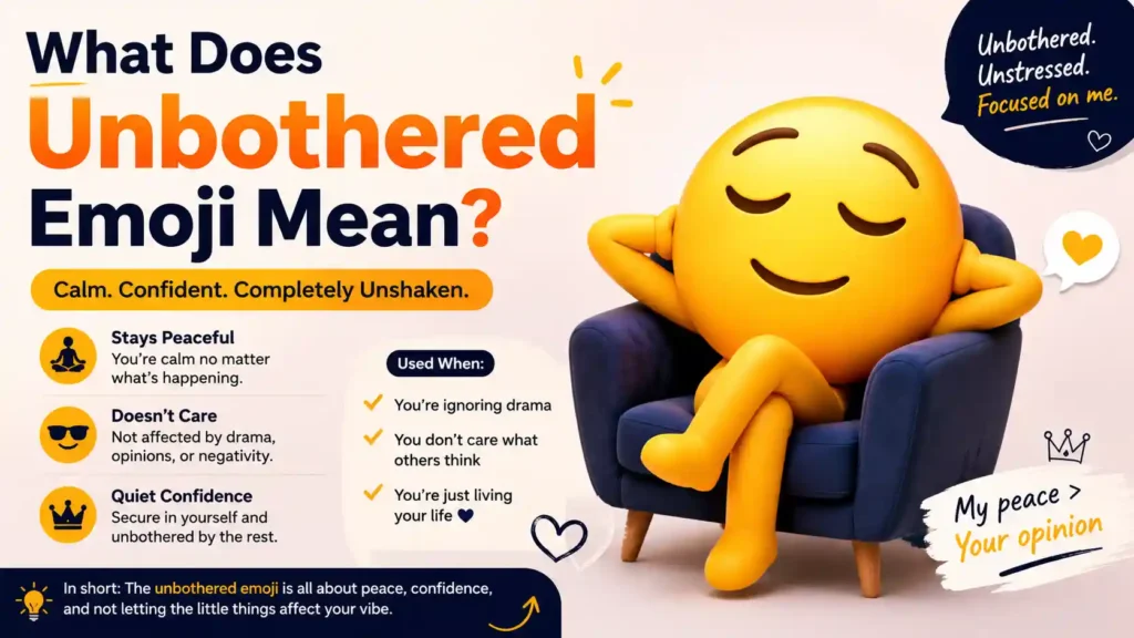 What Does Unbothered Emoji Mean?

