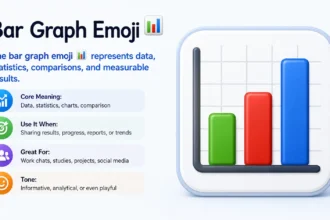 Bar graph emoji