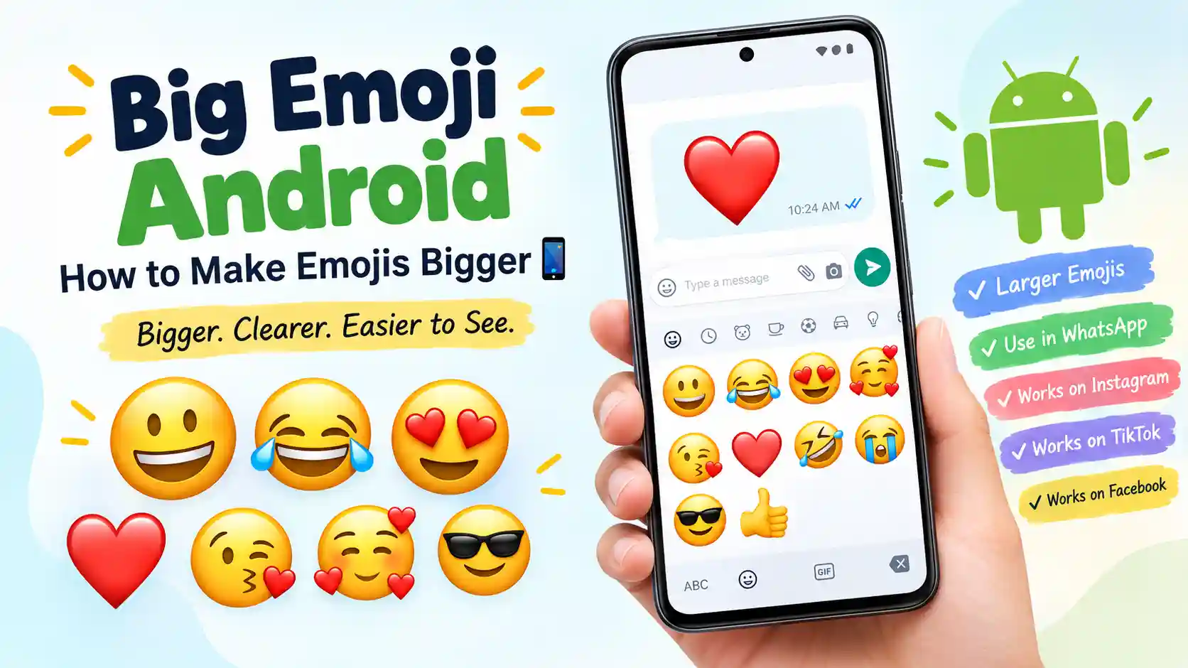 Big emoji android