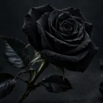 Black rose emoji
