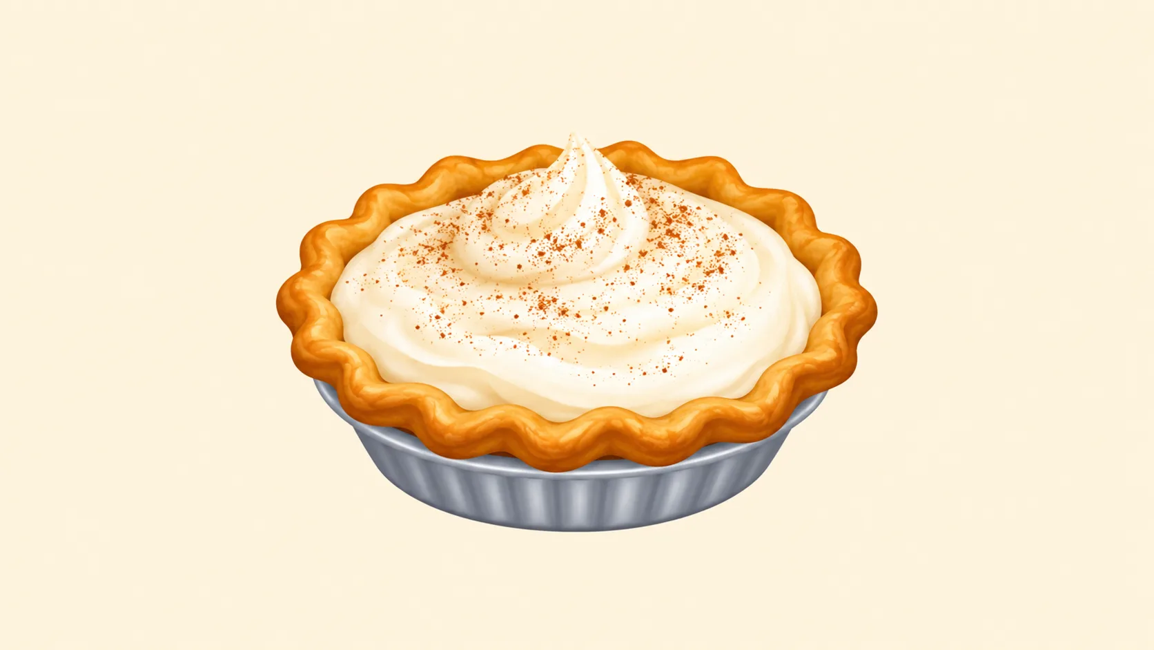 Cream pie emoji