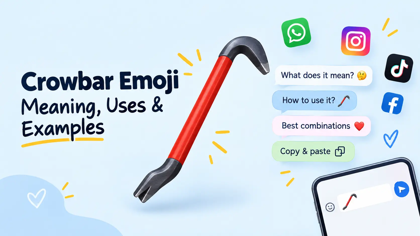 Crowbar emoji