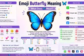 Emoji butterfly