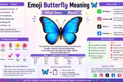 Emoji butterfly