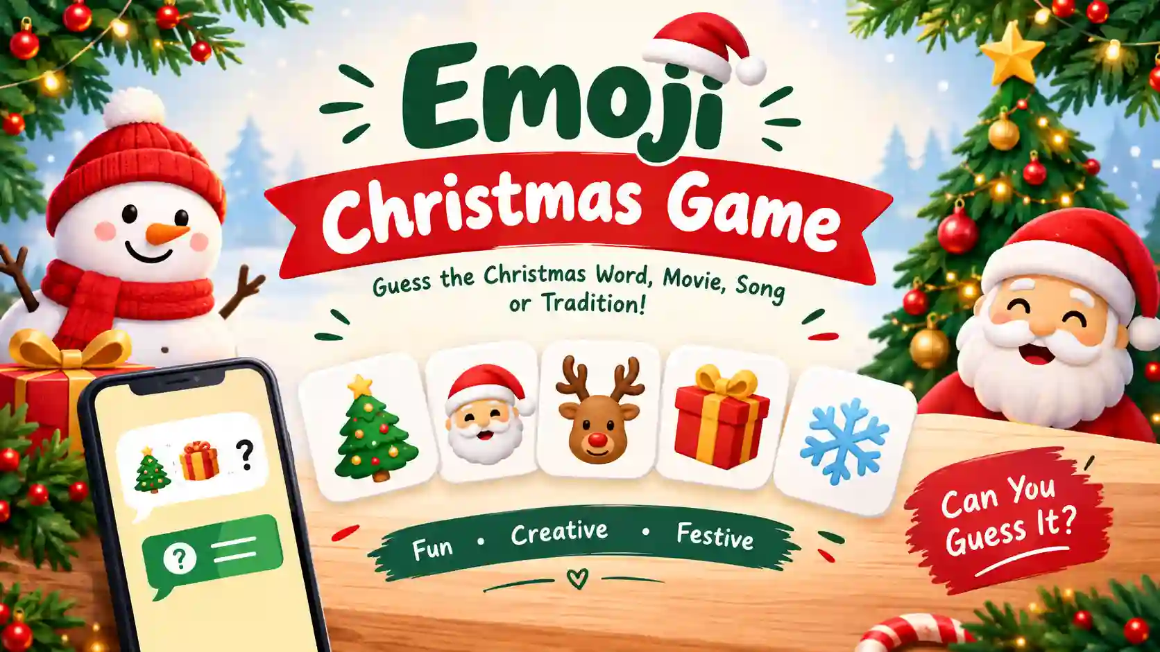 Emoji christmas game