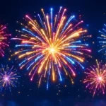 Emoji fireworks