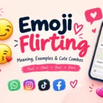Emoji flirting