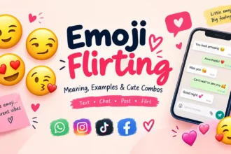 Emoji flirting