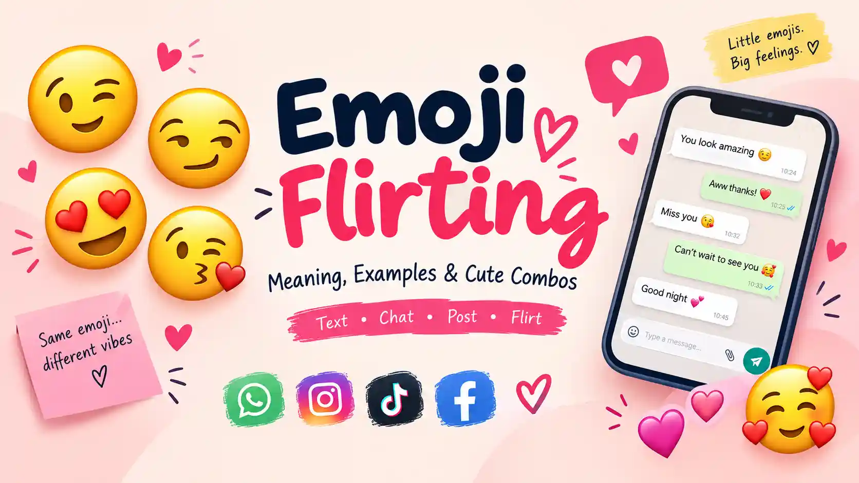 Emoji flirting