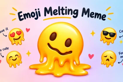 Emoji melting meme