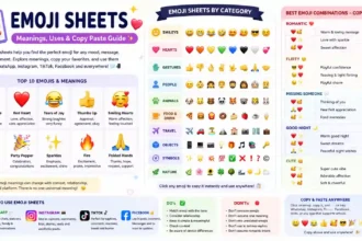 Emoji sheets
