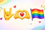 Gay hand emoji
