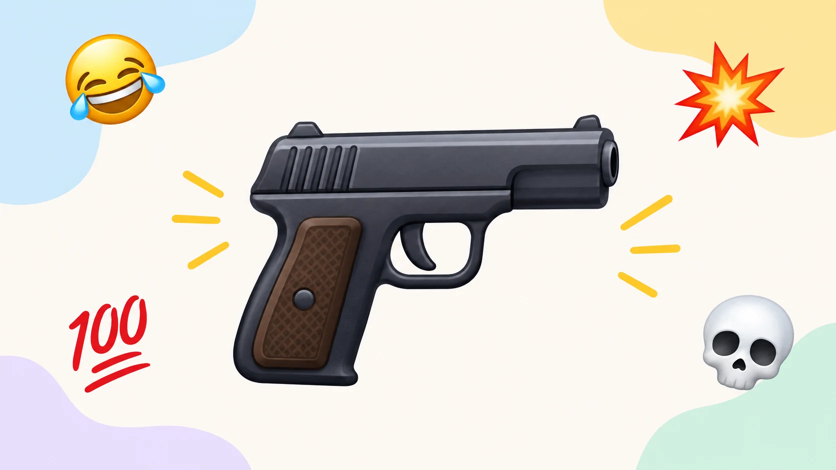 Gun emoji meme