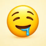 Mouth water emoji
