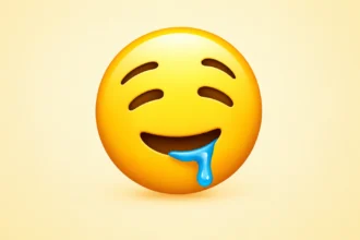 Mouth water emoji