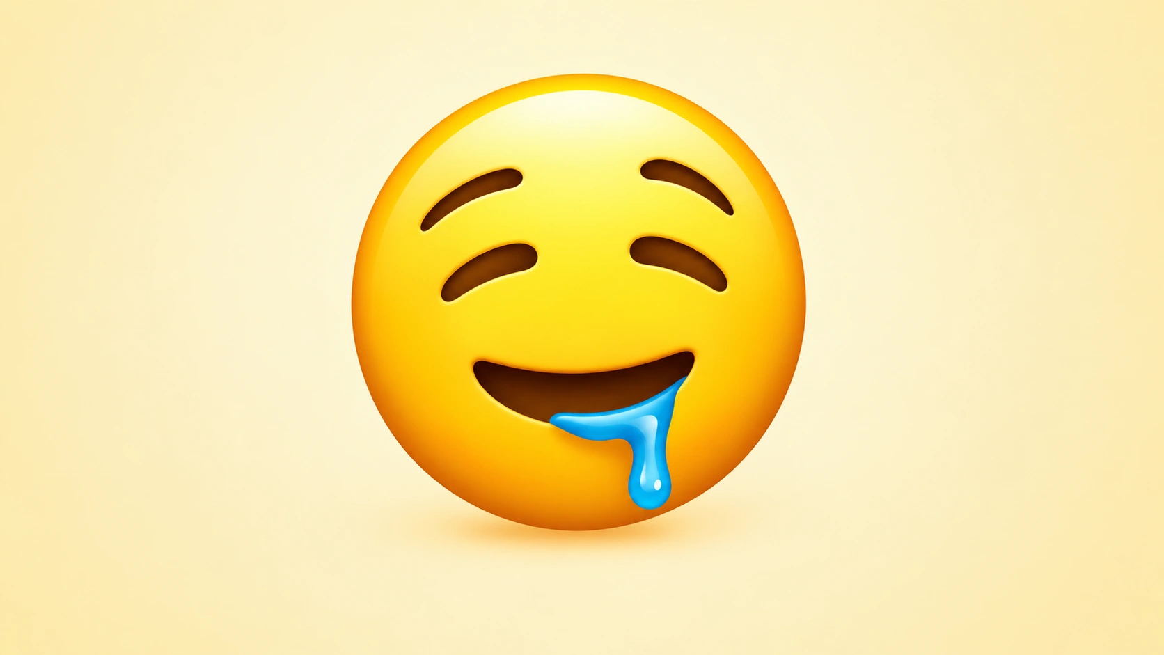 Mouth water emoji