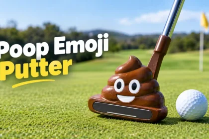 Poop emoji putter