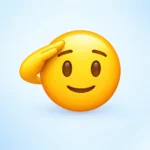 Salute emoji png