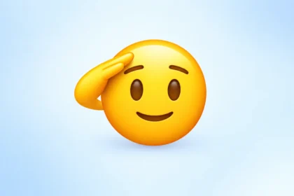 Salute emoji png