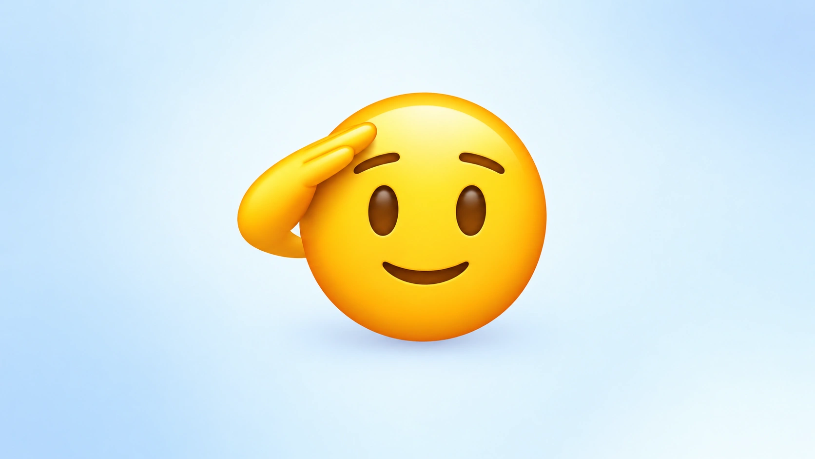 Salute emoji png