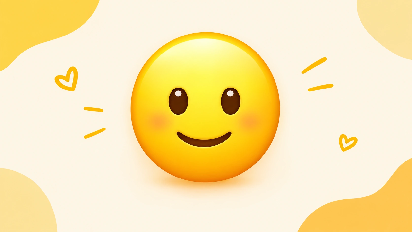 Smiling emoji face