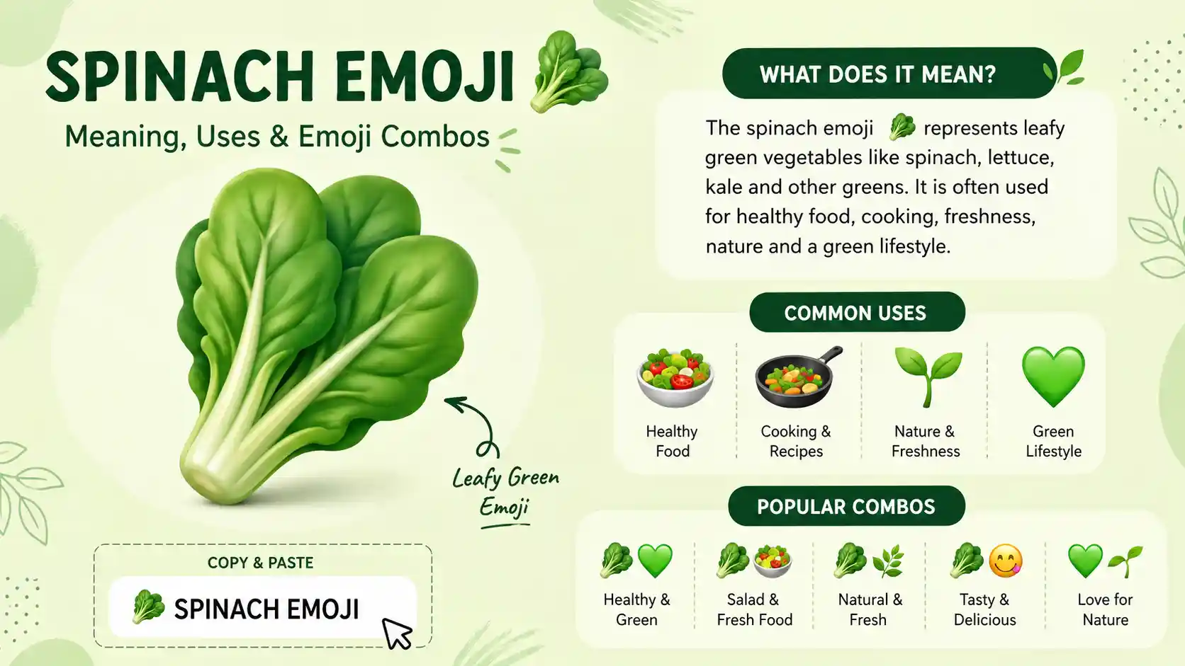 Spinach emoji