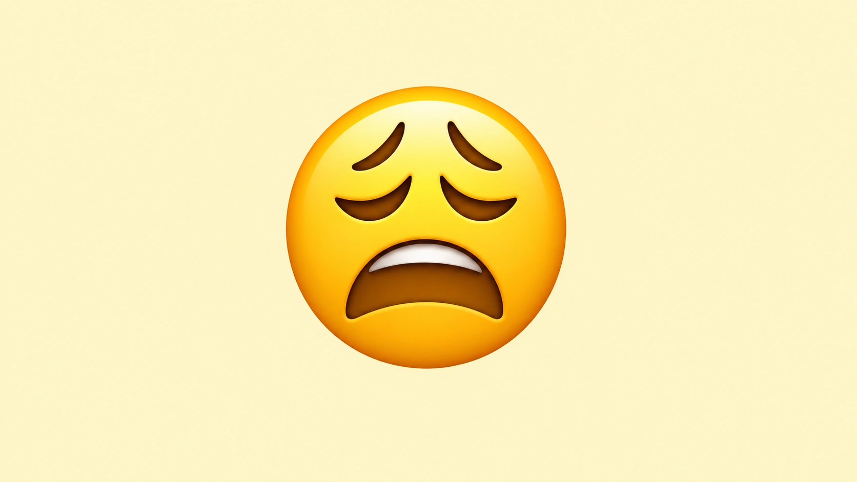 Weary emoji meaning