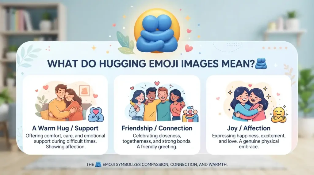 What Do Hugging Emoji Images Mean?
