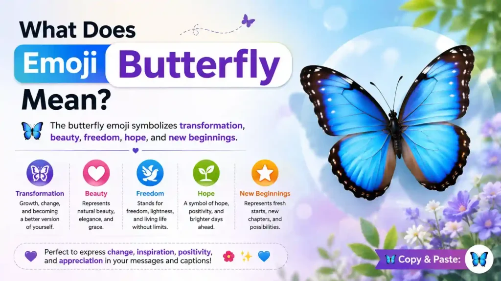 What Does Emoji Butterfly Mean?