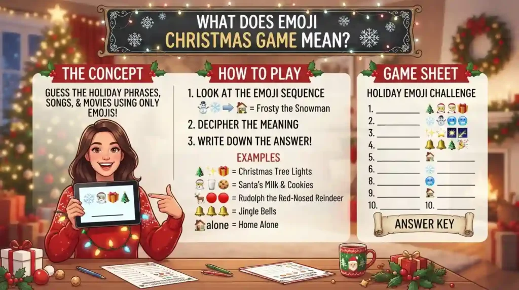 What Does Emoji Christmas Game Mean?