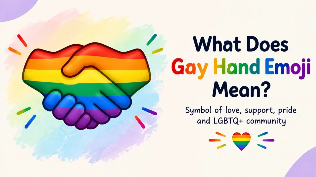 What Does Gay Hand Emoji Mean?