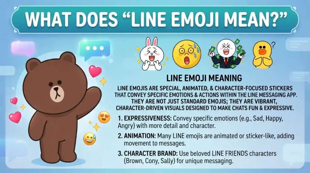 What Does Line Emoji Meaning Mean?
