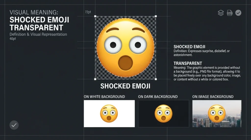 What Does “Shocked Emoji Transparent” Mean?