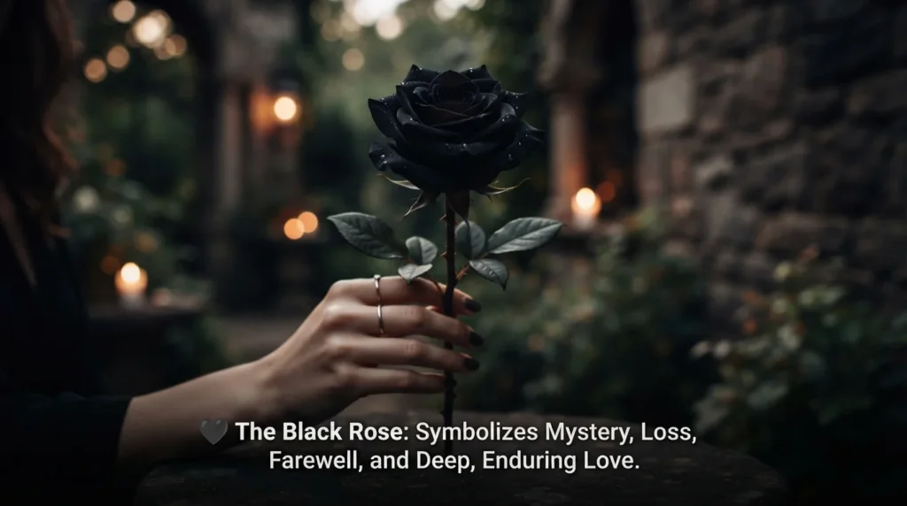 What Does the Black Rose Emoji Mean?
