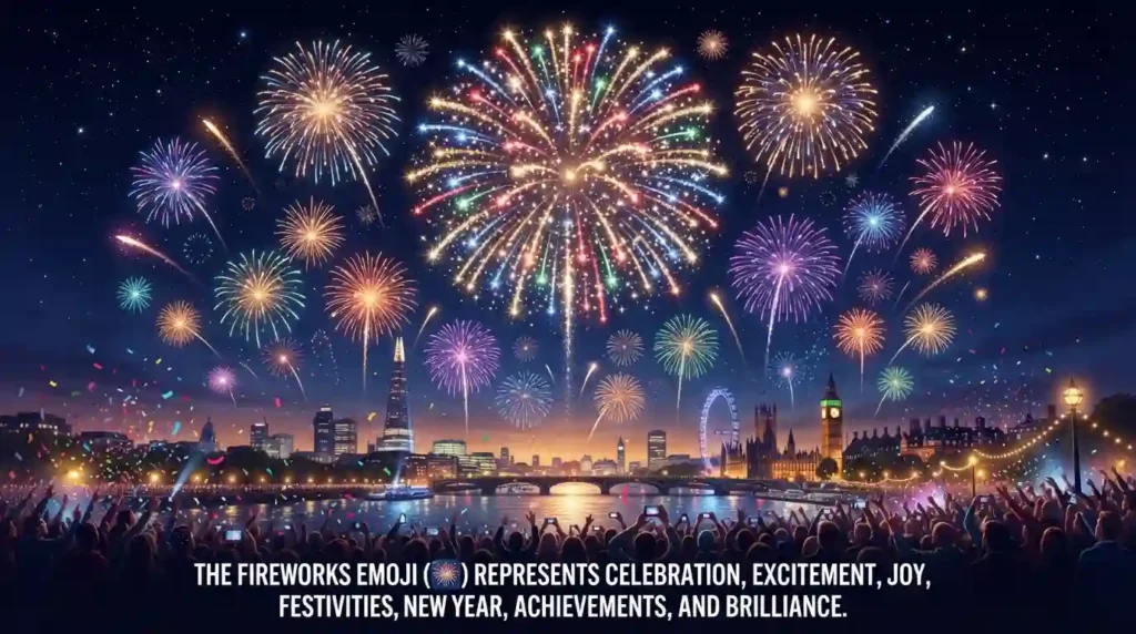 What Does the Emoji Fireworks Mean?