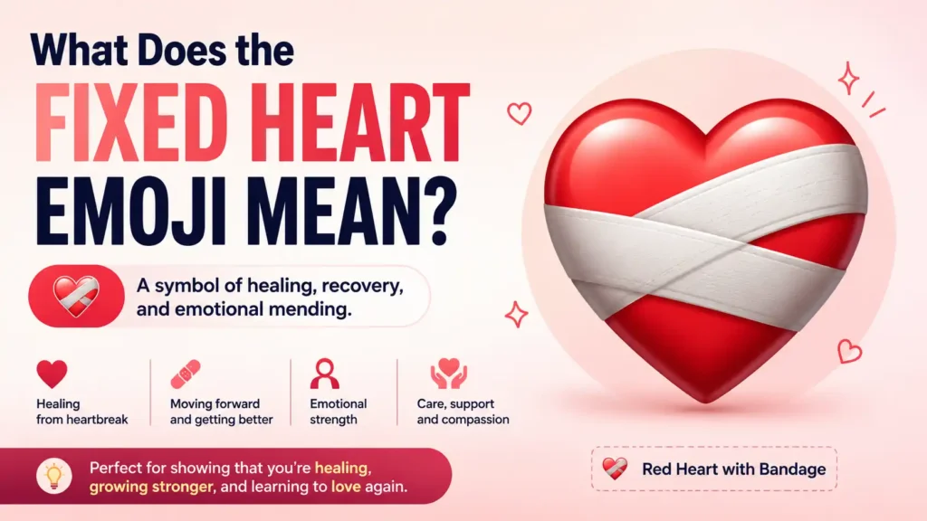 What Does the Fixed Heart Emoji Mean?