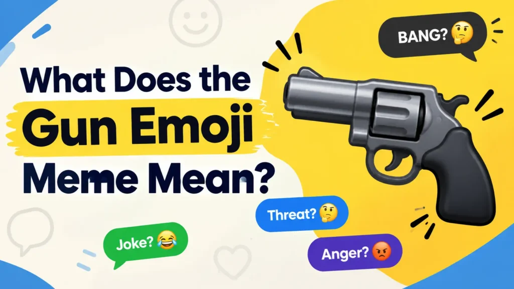 What Does the Gun Emoji Meme Mean?